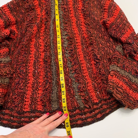 Colleen Toland Handknit Open Cardigan Medium lk Coogi - Picture 6 of 6